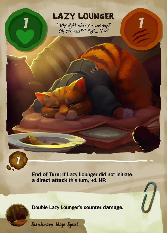 Lazy Lounger card